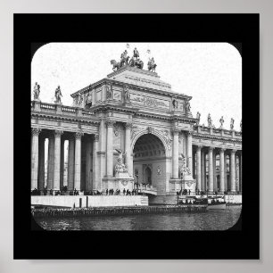 Póster El Gran Arco de Peristyle del poster-Mundo
