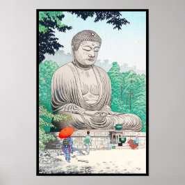 Póster El gran Buda en Kamakura FUJISHIMA TAKEJI