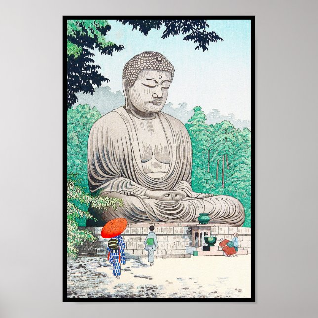 Póster El gran Buda en Kamakura FUJISHIMA TAKEJI (Frente)