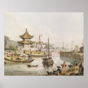 Póster El Gran Canal, China (c/c)