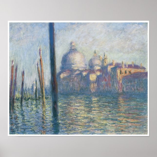 Póster El Gran Canal, Claude Monet (Frente)
