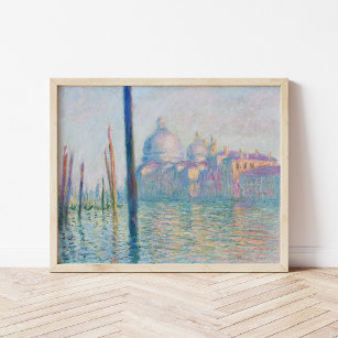 Póster El Gran Canal   Claude Monet