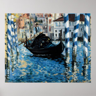 Póster El Gran Canal de Venecia por Manet - poster