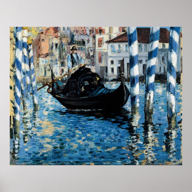 Póster El Gran Canal de Venecia por Manet - Poster (Frente)