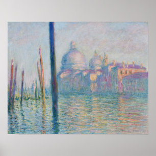 Póster El Gran Canal por Claude Monet