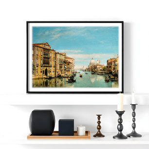 Póster El Gran Canal, Venecia (1879)
