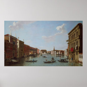 Póster El Gran Canal y el San Geremia, Venecia