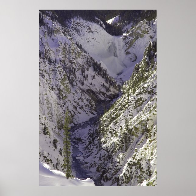 Póster El Gran Cañón de las Cataratas Inferiores del Yell (Frente)