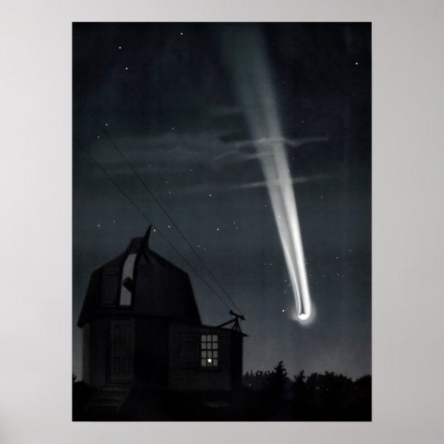 Póster El Gran Cometa de 1881 (Frente)