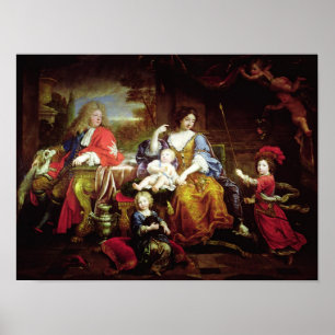 Póster El Gran Dauphin con su esposa
