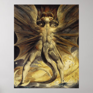 Póster El gran dragón rojo y la mujer vestida de sol