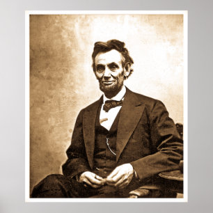 Póster El gran Emancipator - Abe Lincoln (1865)