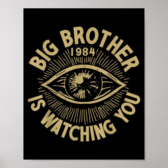 Póster El Gran Hermano te está vigilando  (Frente)
