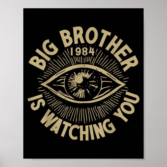 Póster El Gran Hermano te está vigilando (Frente)
