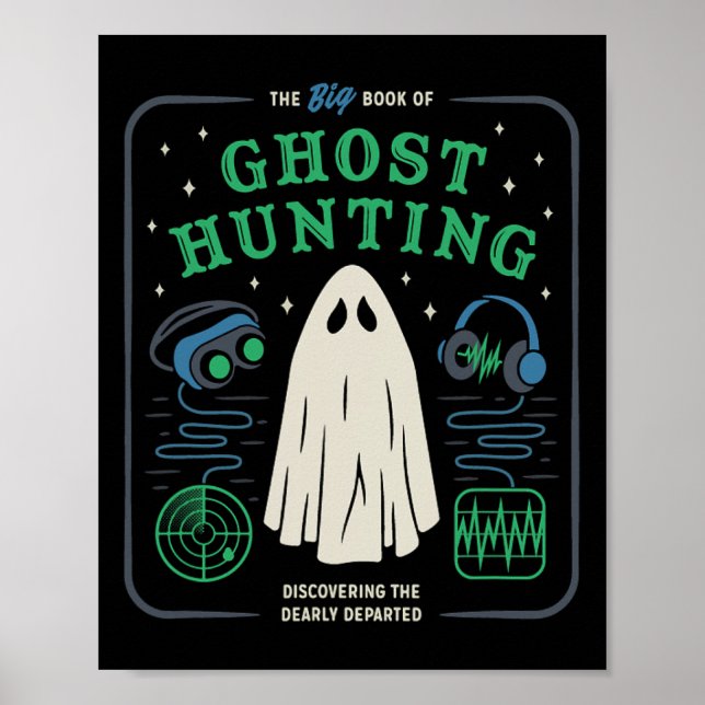 Póster El Gran Libro De La Caza Fantasma De Halloween (Frente)