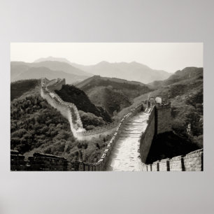 Póster el gran muro de china