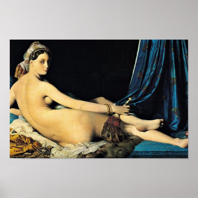 Póster El Gran Odalisque, Français La Grande Odalisque (Frente)