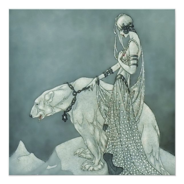 Póster "El gran oso" de Marjorie Miller (Anverso)