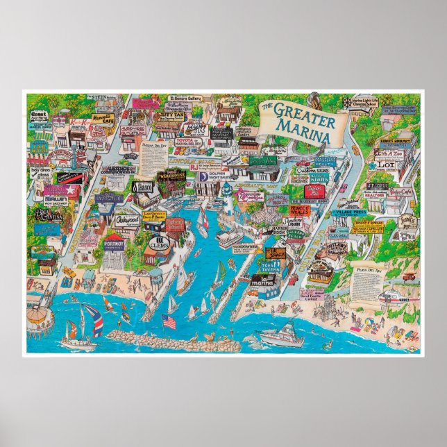 Póster El Gran Puerto Deportivo (Frente)