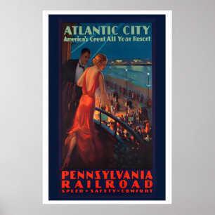 Póster El Gran Resort de América de Todos los Años de Atl