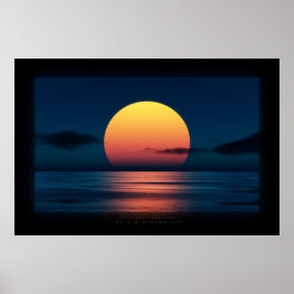 Póster el gran sol naranja