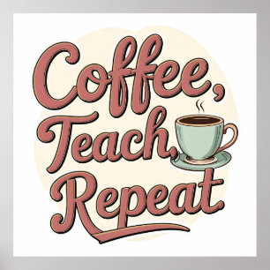 Póster El gran trabajo duro y motivacional de vuelta a la