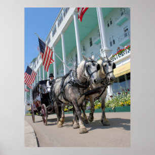 Póster El Grand Hotel - Isla Mackinac, Michigan