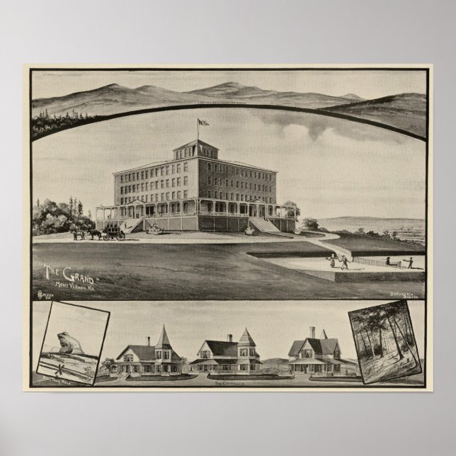 Póster El Grand, Mont Vernon, NH (Frente)