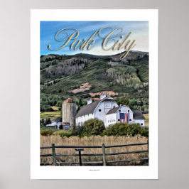 Póster El granero de Osguthorpe por Leslie Harlow