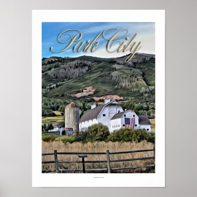 Póster El granero de Osguthorpe por Leslie Harlow (Frente)