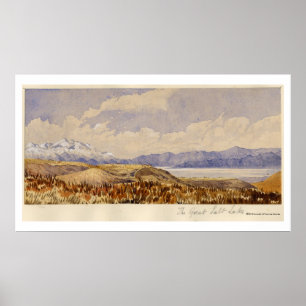 Póster El Great Salt Lake, Utah