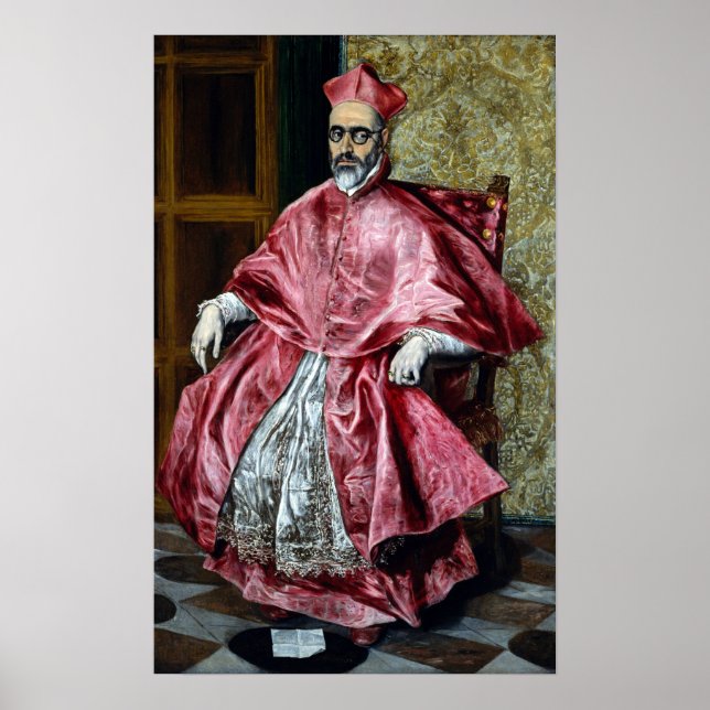 Póster El Greco Cardenal Fernando Niño de Guevara (Frente)