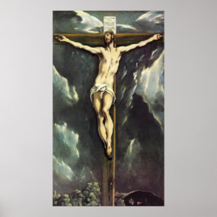Póster El Greco Christ On The Cross Poster
