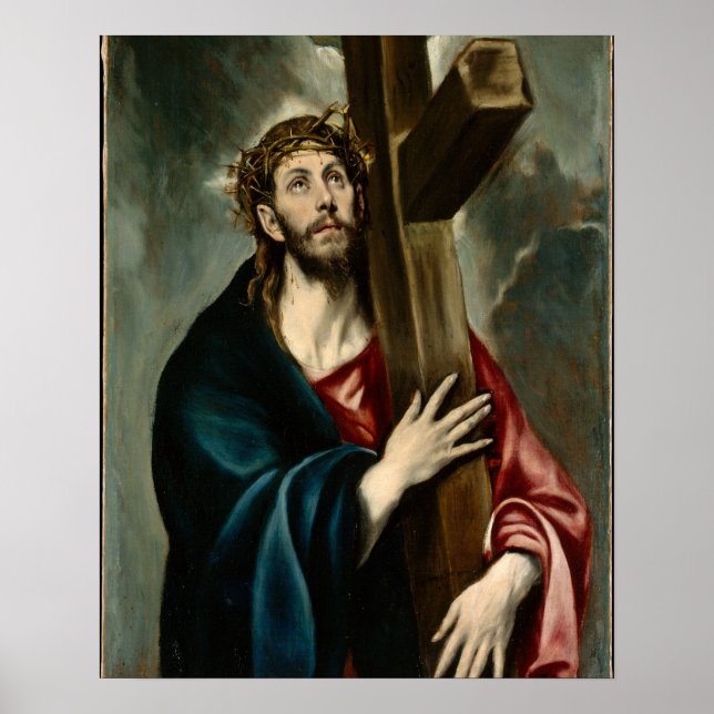 Póster El Greco - Cristo llevando la cruz (Frente)