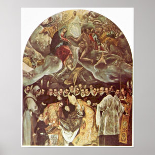 Póster El Greco - Entierro del Conde Orgaz