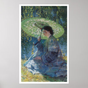Póster El Green Parasol, Rosa de Guy de 1909