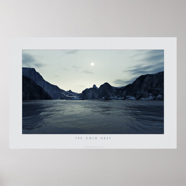 Póster el gris frío (Frente)