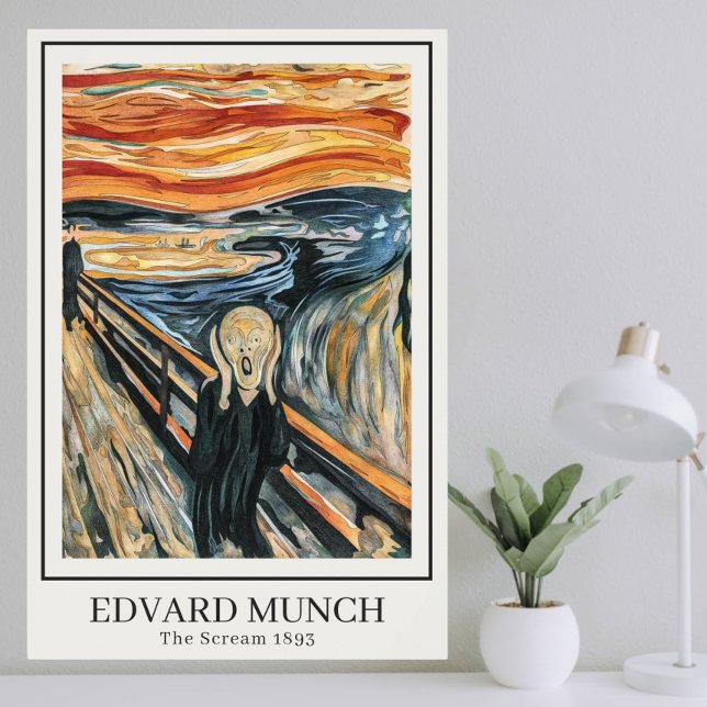 Póster El grito (1893) de Edvard Munch (Subido por el creador)