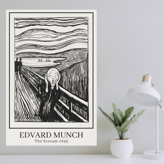 Póster El grito (1895) de Edvard Munch (Subido por el creador)