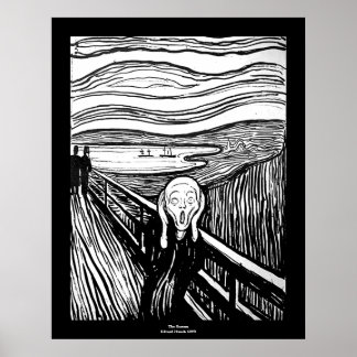 Póster El grito de Edvard Munch