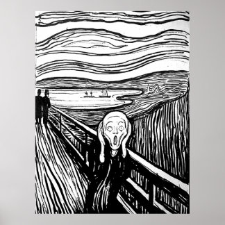 Póster El grito de Edvard Munch