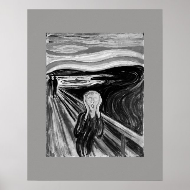 Póster El grito de Edvard Munch (Frente)