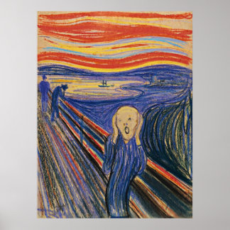 Póster El grito de Edvard Munch