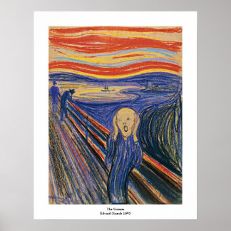 Póster El grito de Edvard Munch
