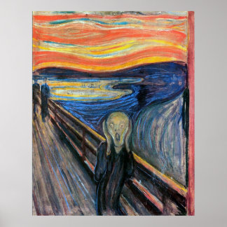 Póster El grito de Edvard Munch