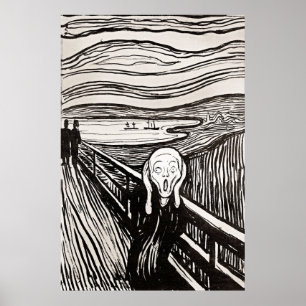 Póster El grito de Edward Munch