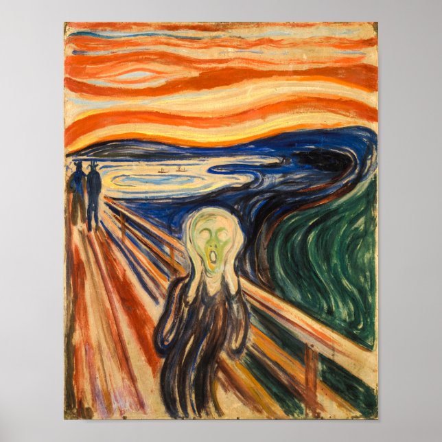 Póster El Grito | Edvard Munch | (Frente)