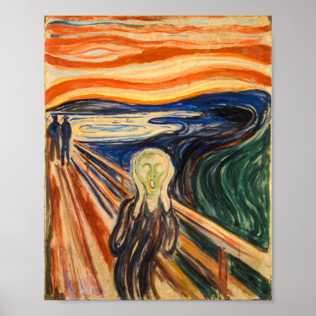Póster El Grito | Edvard Munch | (Frente)
