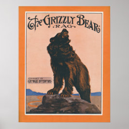 Póster El grizzly Bear Rag