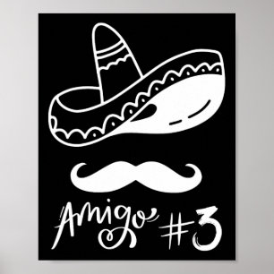 Póster El grupo Amigo #3 mexicano coincide con Cinco De M